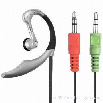 Earhook Style Sports Earphone for MP3 Players with 20-20kHz Frequency Range